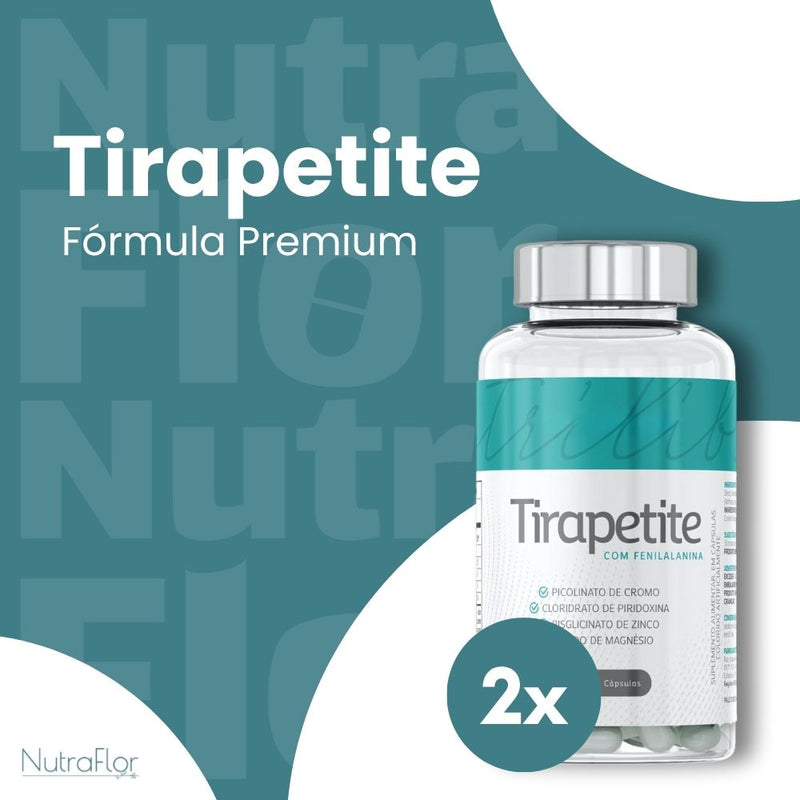 Tirapetite Original 60cp - Suplemento Natural - Promoção Exclusiva + Frete Grátis