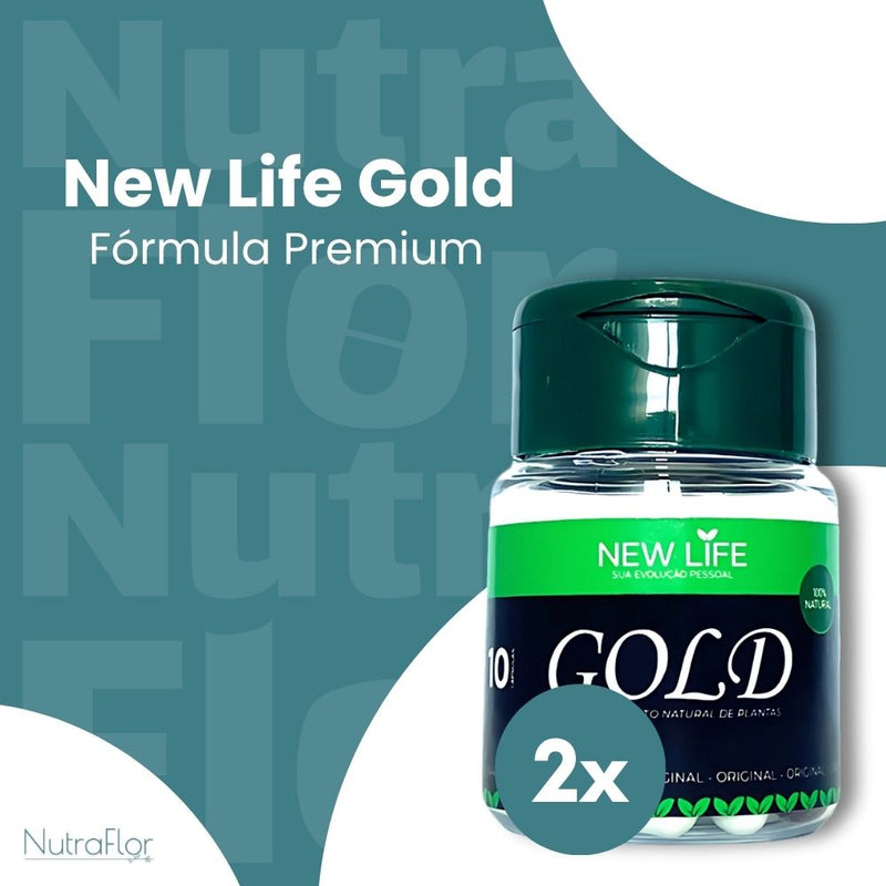 New Life Gold Original 15cp  - Suplemento Natural - Promoção Exclusiva + Frete Grátis