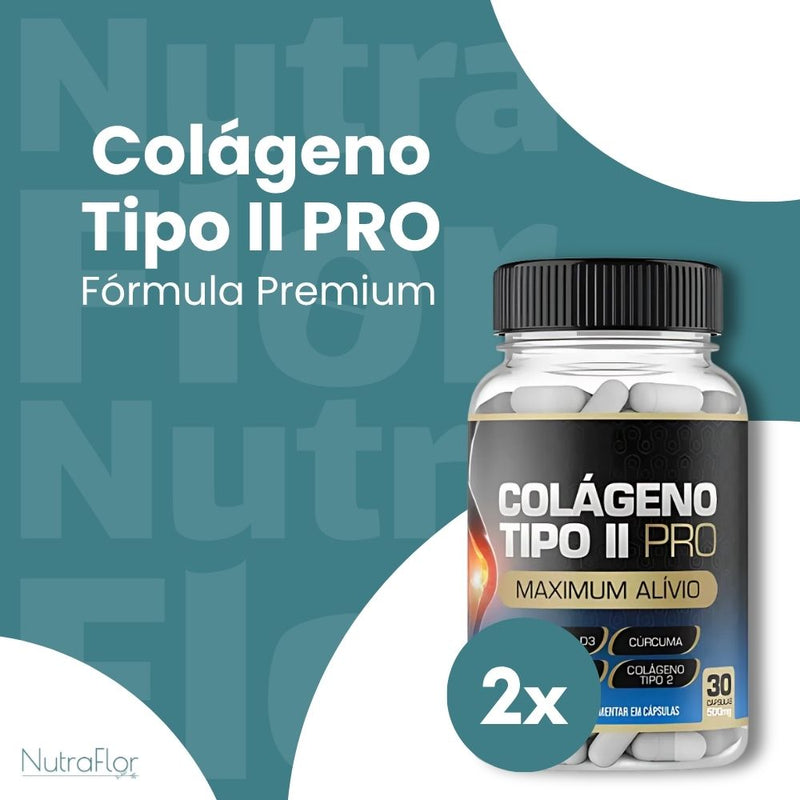 Colágeno Tipo II PRO Original 30cp - Suplemento Natural - Promoção Exclusiva + Frete Grátis