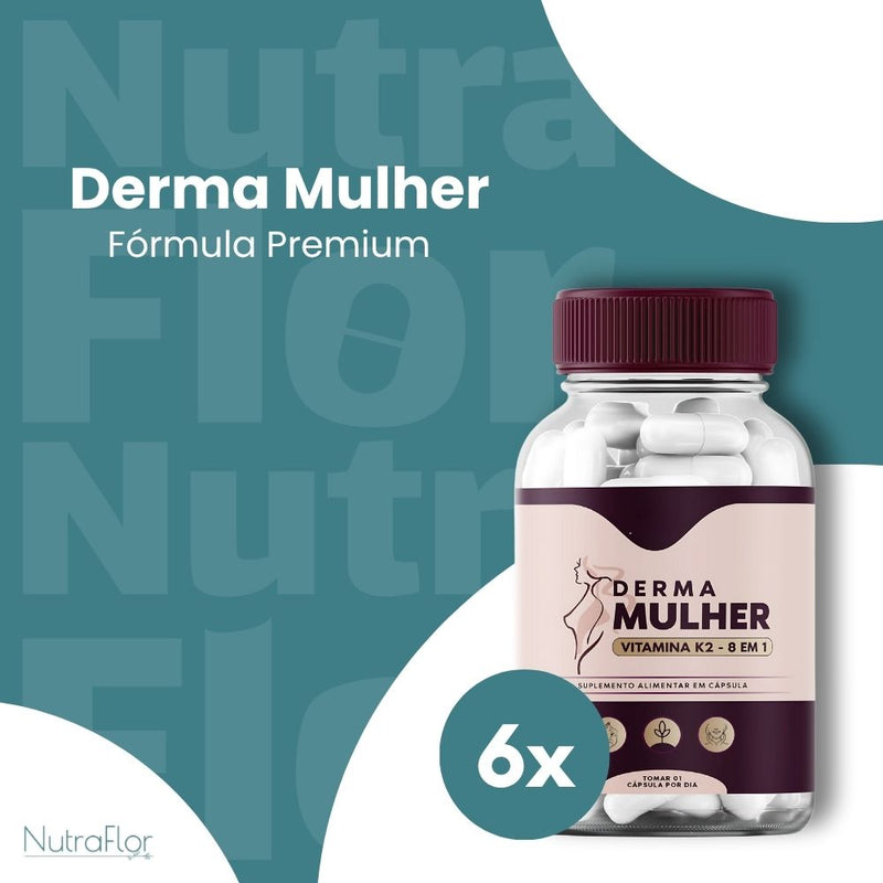 Derma Mulher Original 30cp - Suplemento Natural - Promoção Exclusiva + Frete Grátis