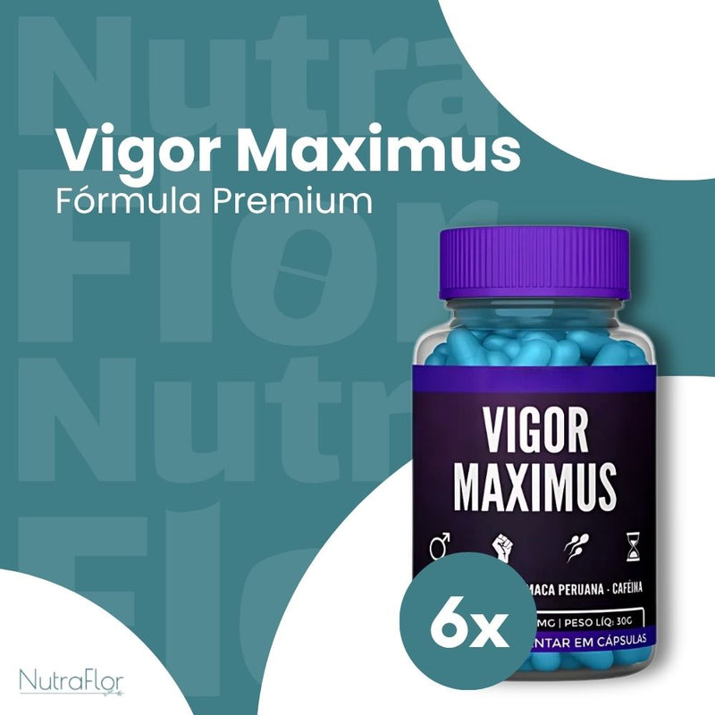 Vigor Maximus Original 30cp - Suplemento Natural - Promoção Exclusiva + Frete Grátis
