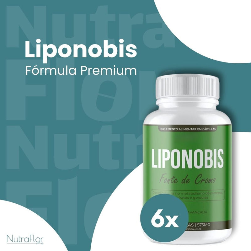 Liponobis Original 60cp - Suplemento Natural - Promoção Exclusiva + Frete Grátis