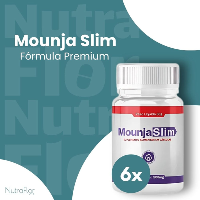 Mounja Slim Original 60cp - Suplemento Natural - Promoção Exclusiva + Frete Grátis