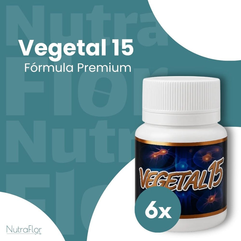 Vegetal 15 Original 15cp - Suplemento Natural - Promoção Exclusiva + Frete Grátis
