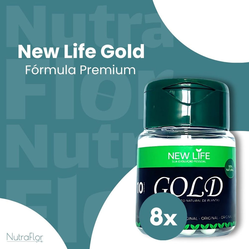 New Life Gold Original 15cp  - Suplemento Natural - Promoção Exclusiva + Frete Grátis