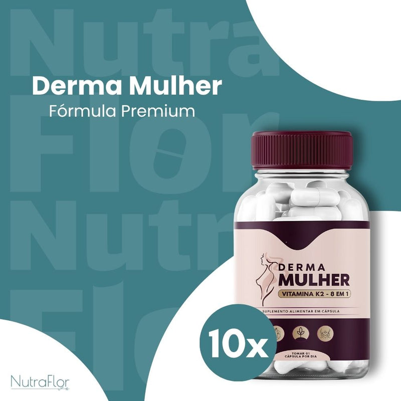 Derma Mulher Original 30cp - Suplemento Natural - Promoção Exclusiva + Frete Grátis