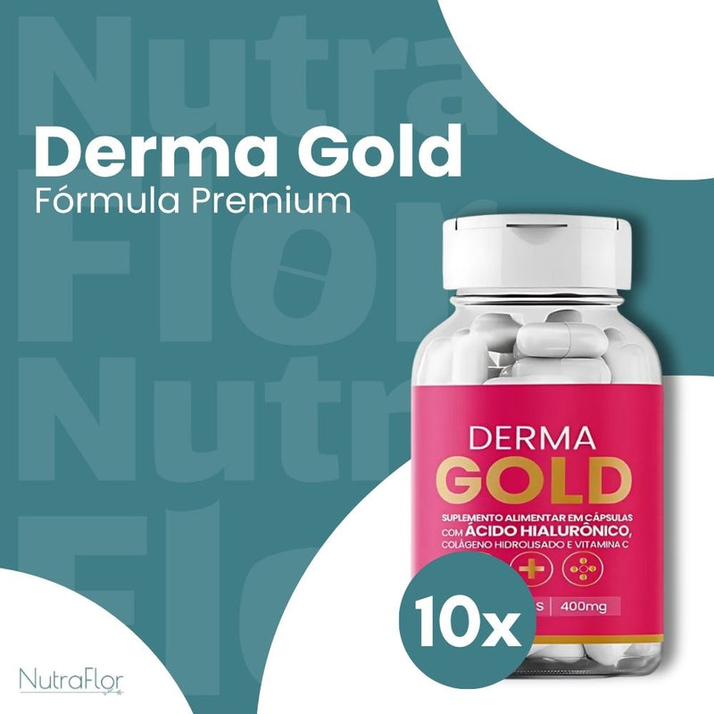 Derma Gold Original 60cp - Suplemento Natural - Promoção Exclusiva + Frete Grátis