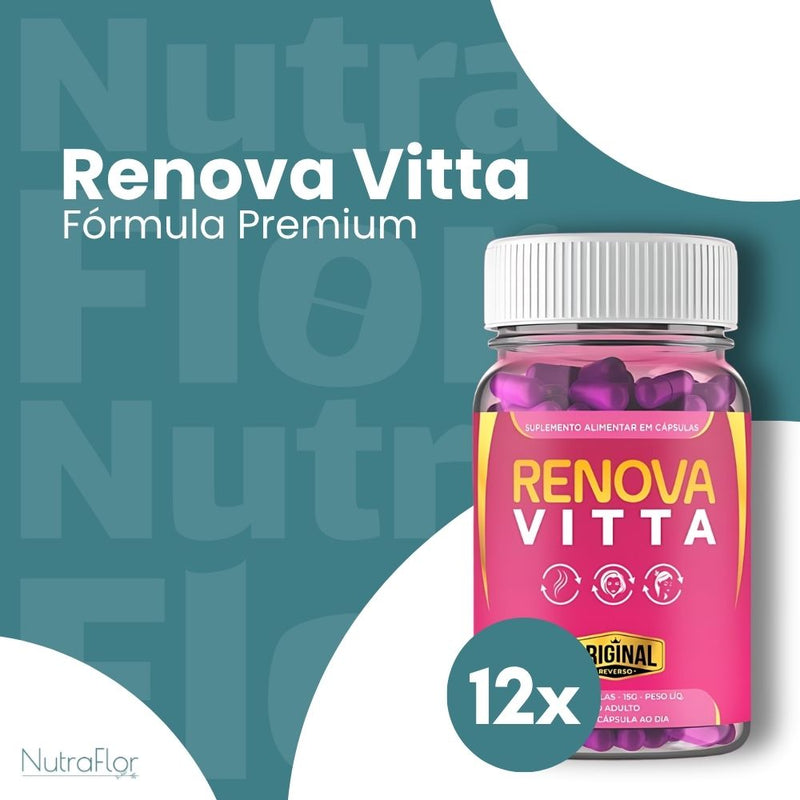 Renova Vitta Original 30cp - Suplemento Natural - Promoção Exclusiva + Frete Grátis