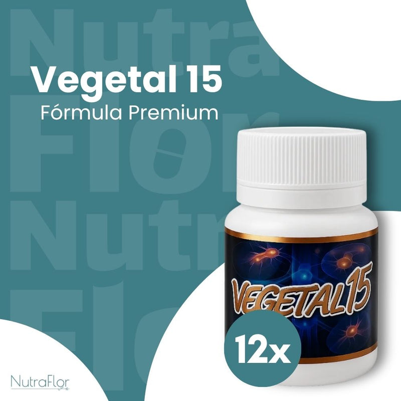 Vegetal 15 Original 15cp - Suplemento Natural - Promoção Exclusiva + Frete Grátis