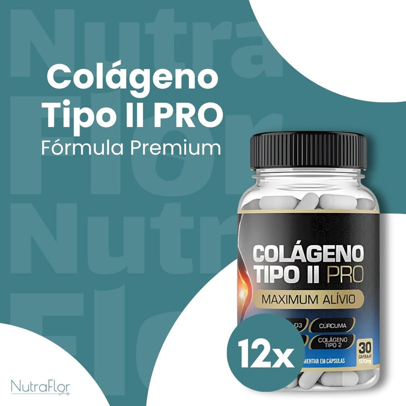 Colágeno Tipo II PRO Original 30cp - Suplemento Natural - Promoção Exclusiva + Frete Grátis