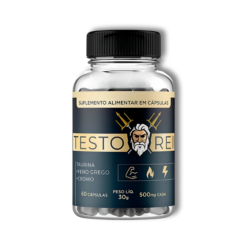 Testo Rei Original 60cp - Suplemento Natural - Promoção Exclusiva + Frete Grátis