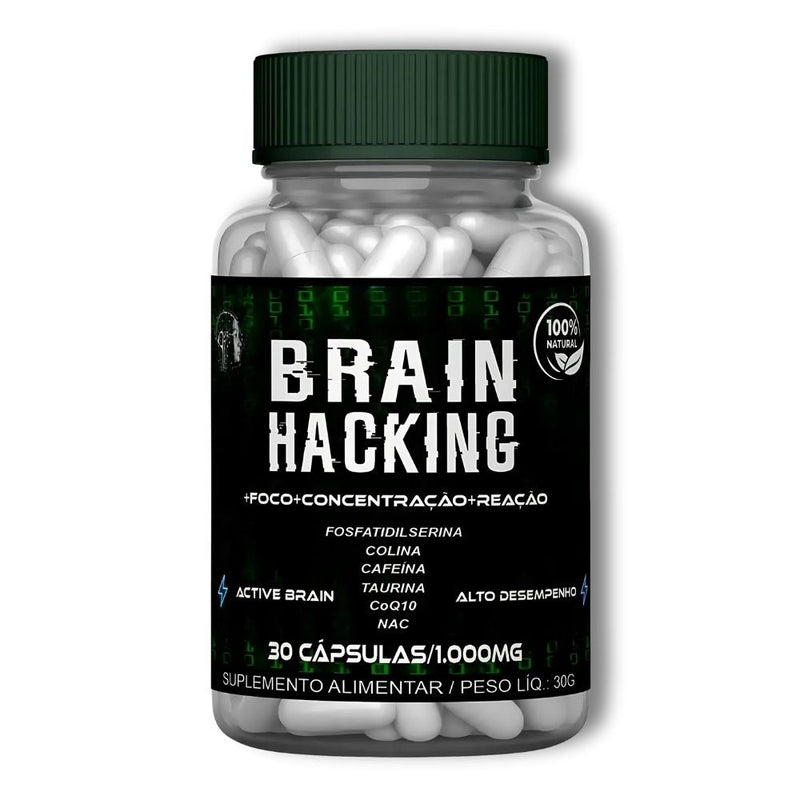 Brain Hacking Original 30cp - Suplemento Natural - Promoção Exclusiva + Frete Grátis