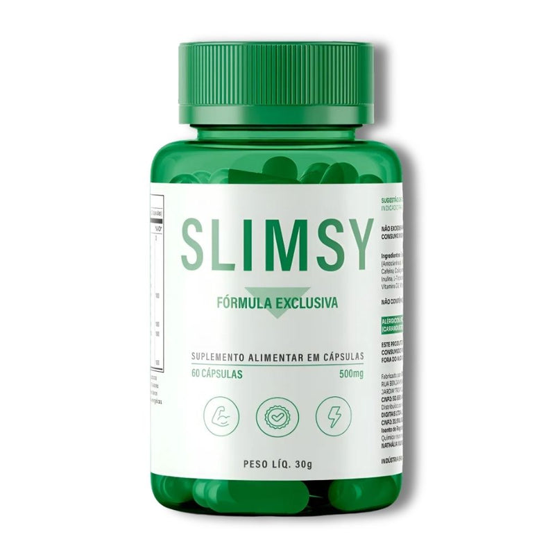 Slimsy Original 60cp - Suplemento Natural - Promoção Exclusiva + Frete Grátis