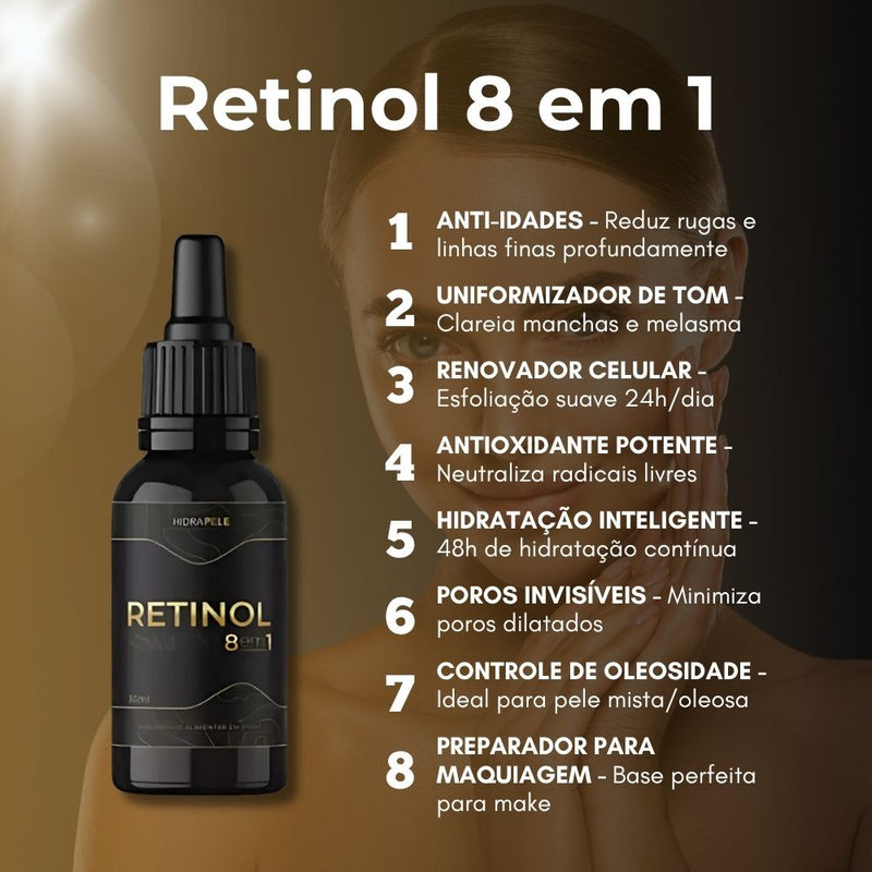 Retinol Original 30ml - Suplemento Natural - Promoção Exclusiva + Frete Grátis