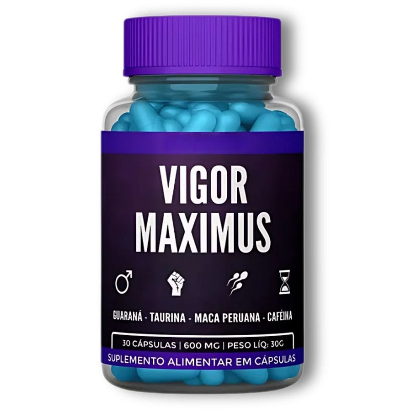 Vigor Maximus Original 30cp - Suplemento Natural - Promoção Exclusiva + Frete Grátis
