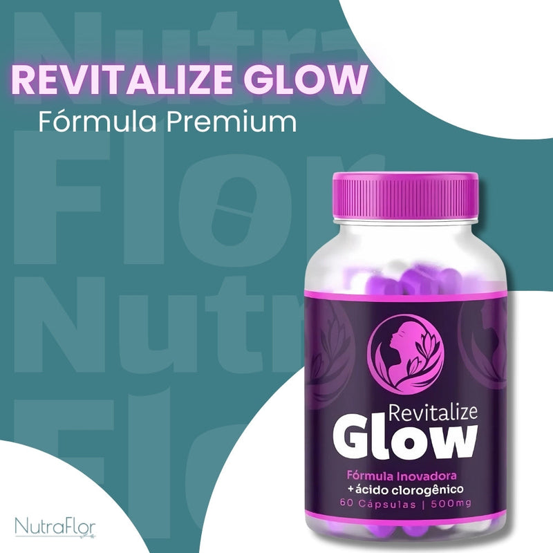 Revitalize Glow Original 60cp - Suplemento Natural - Promoção Exclusiva + Frete Grátis