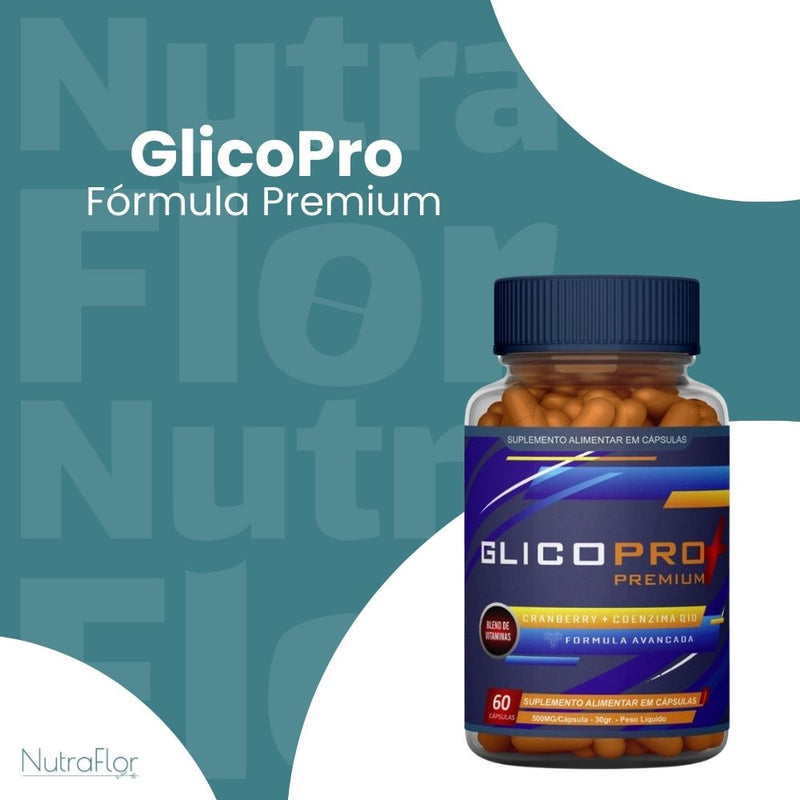 GlicoPro Original 60cp - Suplemento Natural - Promoção Exclusiva + Frete Grátis