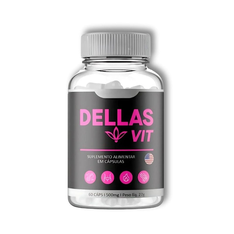 Dellas VIT Original 60cp - Suplemento Natural - Promoção Exclusiva + Frete Grátis