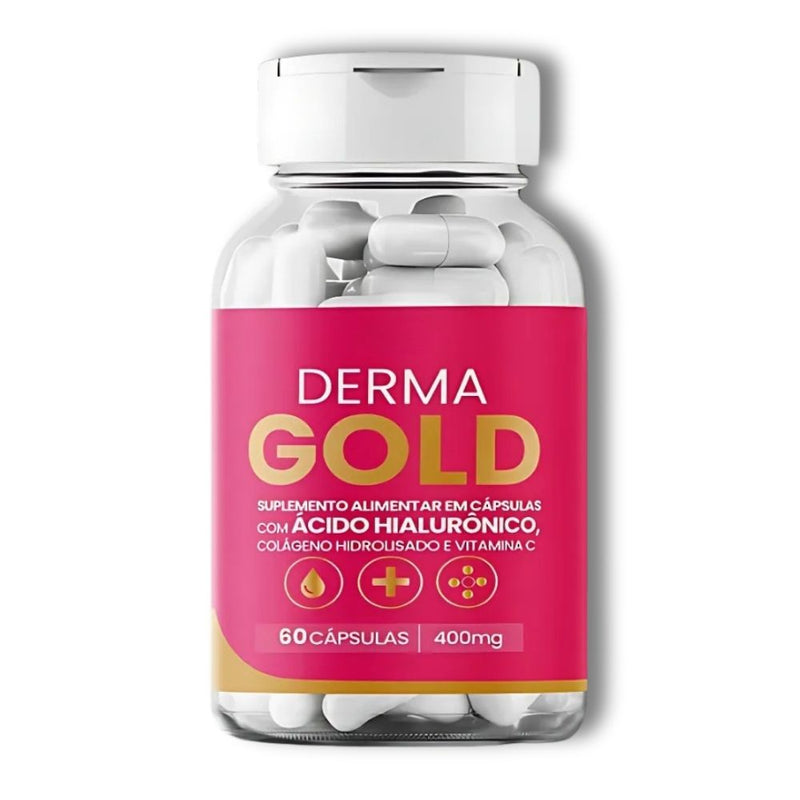 Derma Gold Original 60cp - Suplemento Natural - Promoção Exclusiva + Frete Grátis