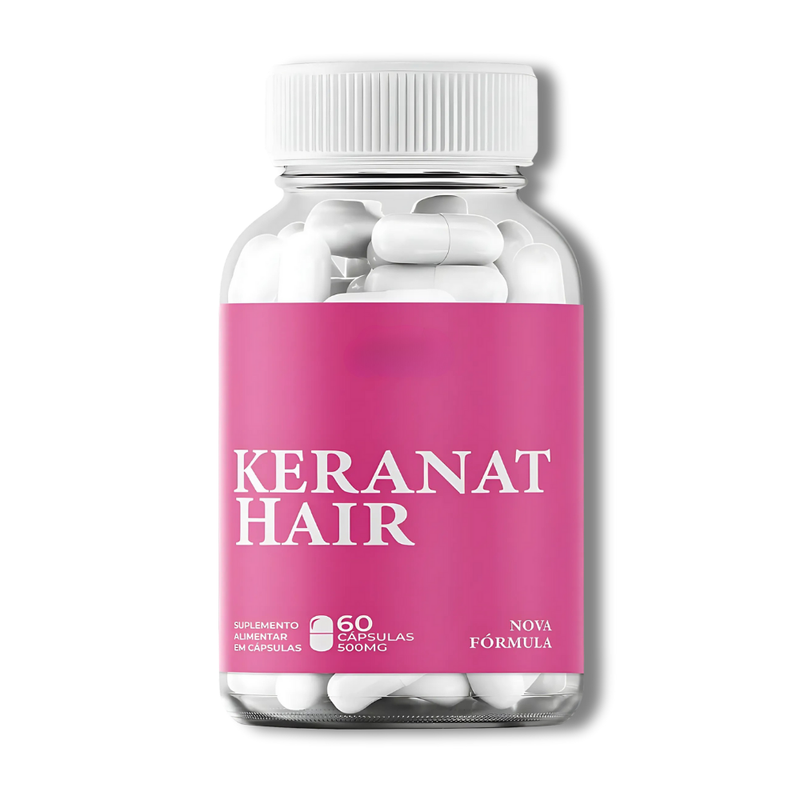 Keranar Hair Original 60cp - Suplemento Natural - Promoção Exclusiva + Frete Grátis