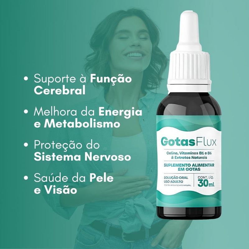 GotasFlux Original 30ml - Suplemento Natural - Promoção Exclusiva + Frete Grátis