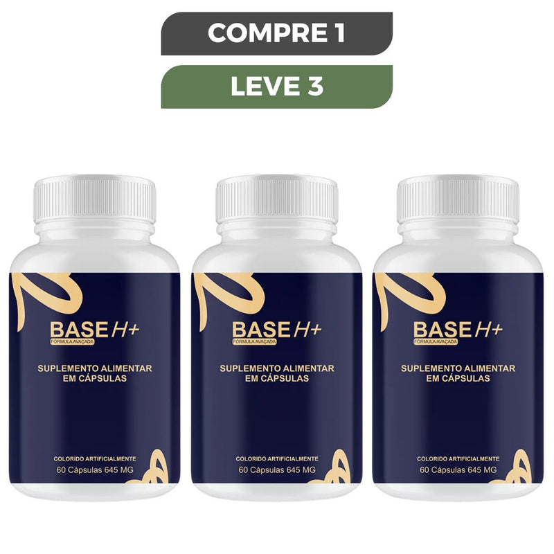 BASE H+ 60 Cápsulas 500mg - Promoção Exclusiva