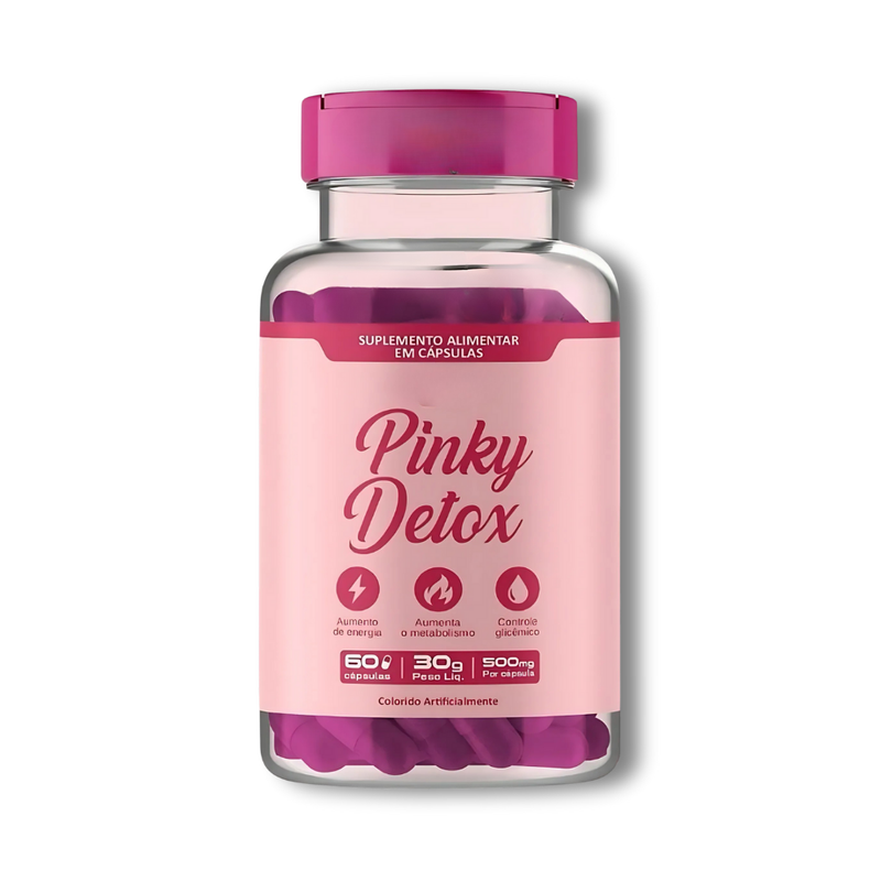 Pinky Detox Original 60cp - Suplemento Natural - Promoção Exclusiva + Frete Grátis
