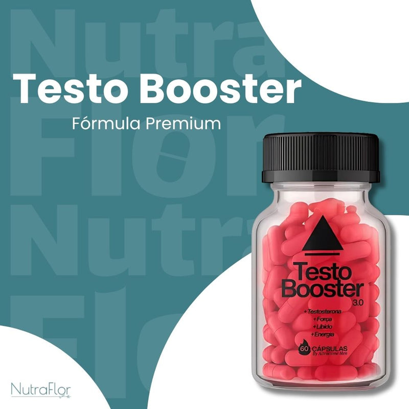 Testo Booster Original 60cp - Suplemento Natural - Promoção Exclusiva + Frete Grátis