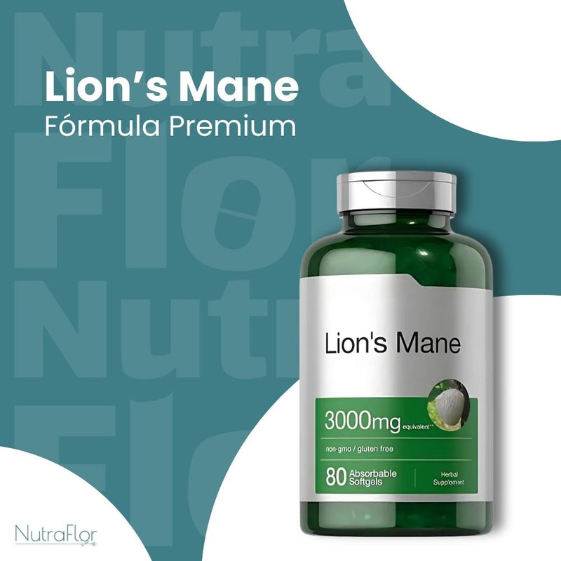 Suplemento De Cogumelo Lion's Mane Original 80cp - Suplemento Natural - Promoção Exclusiva + Frete Grátis