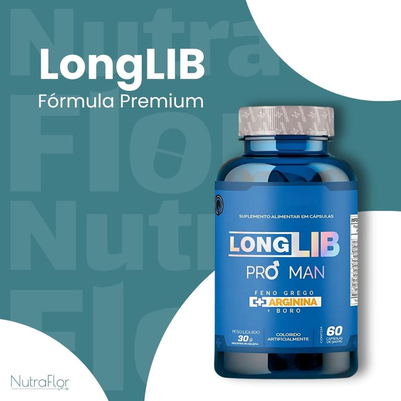 LongLIB Original 60cp - Suplemento Natural - Promoção Exclusiva + Frete Grátis