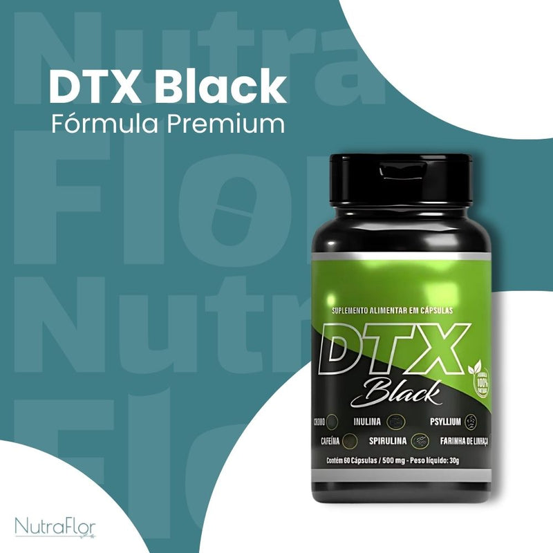 DTX Black Original 60cp - Suplemento Natural - Promoção Exclusiva + Frete Grátis