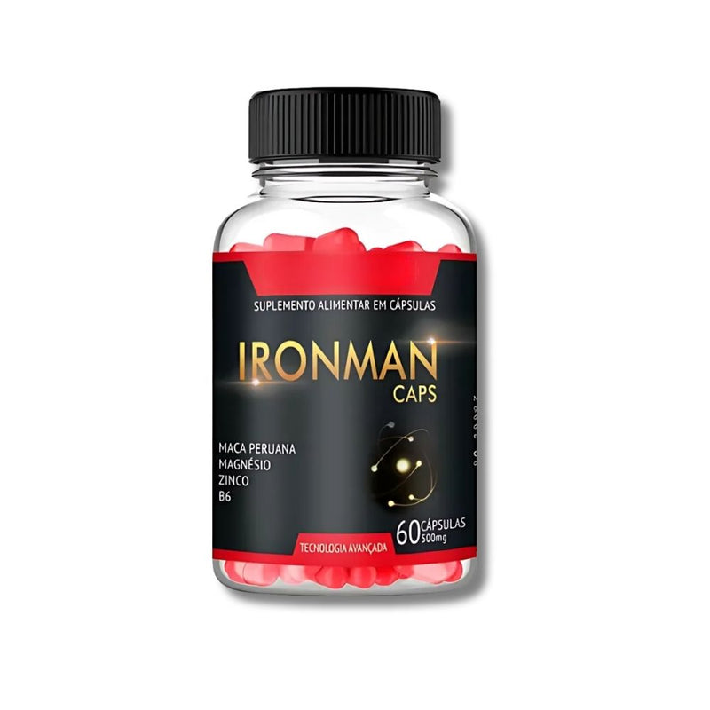 Ironman Caps Original 60cp - Suplemento Natural - Promoção Exclusiva + Frete Grátis