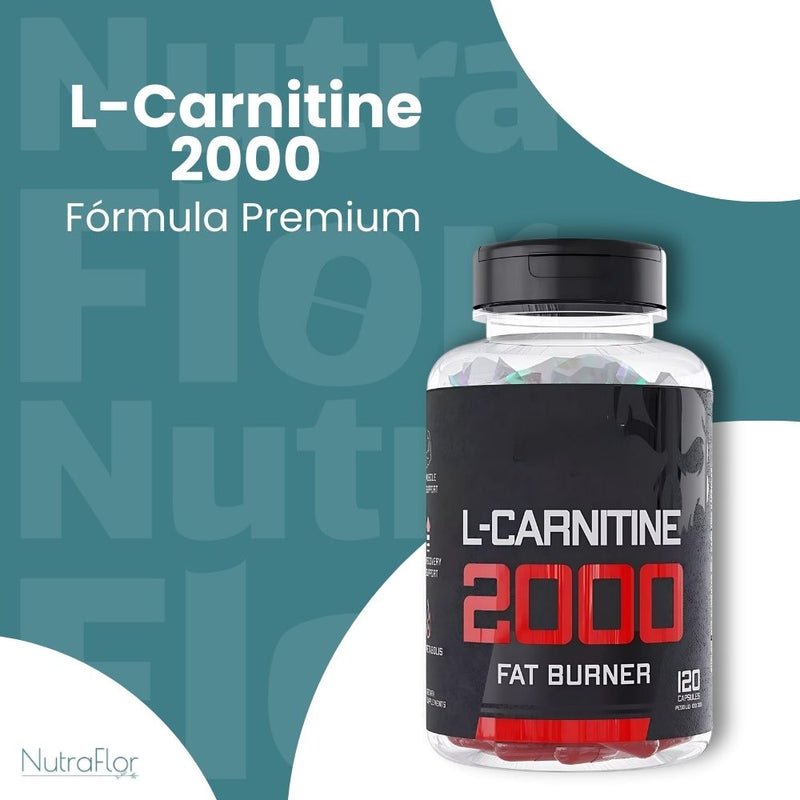 L-Carnitine 2000 Original 120cp - Suplemento Natural - Promoção Exclusiva + Frete Grátis