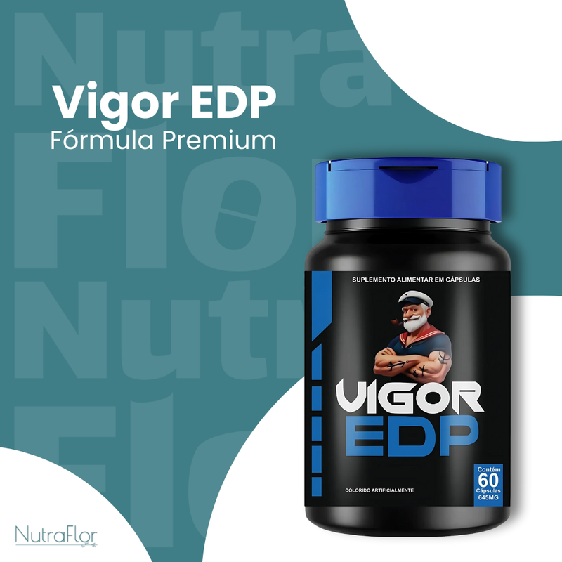 Vigor EDP Original 60cp - Suplemento Natural - Promoção Exclusiva + Frete Grátis