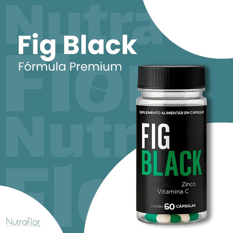 Fig Black Original 60cp - Suplemento Natural - Promoção Exclusiva + Frete Grátis