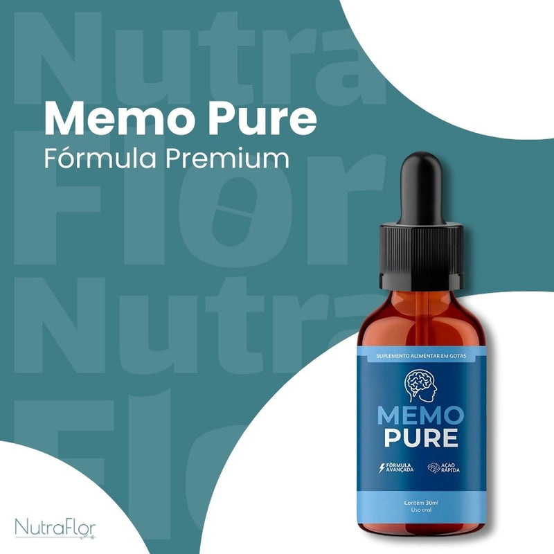 Memo Pure Original 30ml - Suplemento Natural - Promoção Exclusiva + Frete Grátis