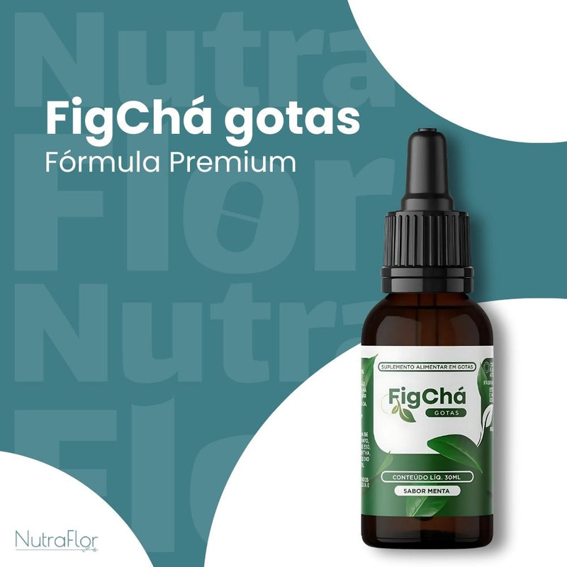 FigChá Gotas Original 30ml - Suplemento Natural - Promoção Exclusiva + Frete Grátis