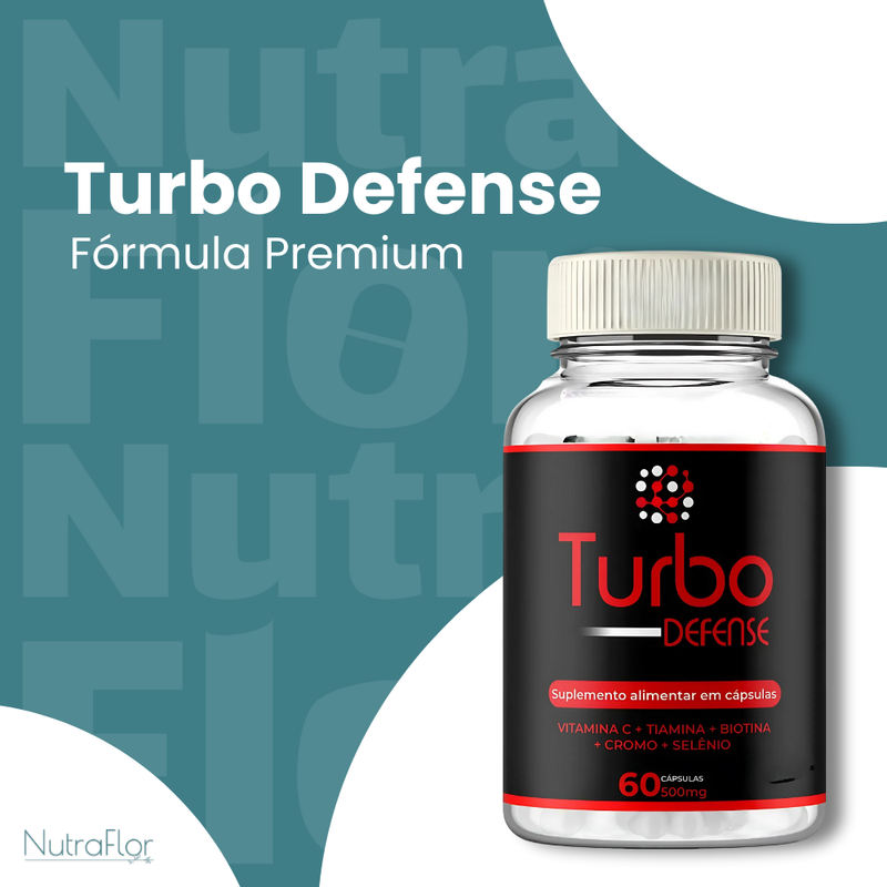 Turbo Defense Original 60cp - Suplemento Natural - Promoção Exclusiva + Frete Grátis