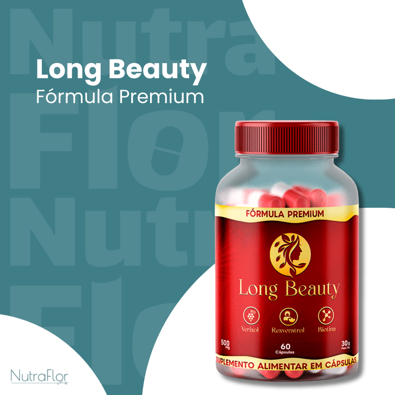 Long Beauty Original 60cp - Suplemento Natural - Promoção Exclusiva + Frete Grátis