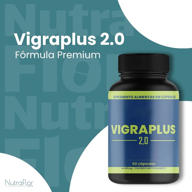 Vigraplus 2.0 Original 60cp - Suplemento Natural - Promoção Exclusiva + Frete Grátis
