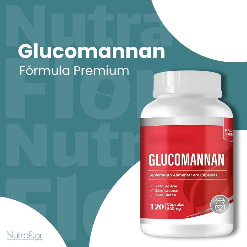 Glucomannan Original 60cp - Suplemento Natural - Promoção Exclusiva + Frete Grátis
