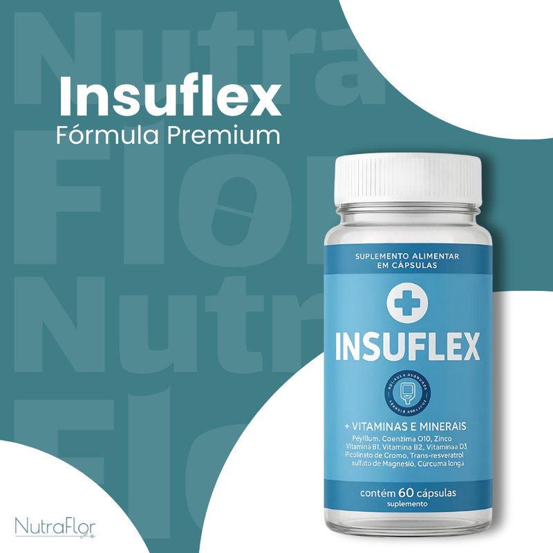 Insuflex Original 60cp - Suplemento Natural - Promoção Exclusiva + Frete Grátis