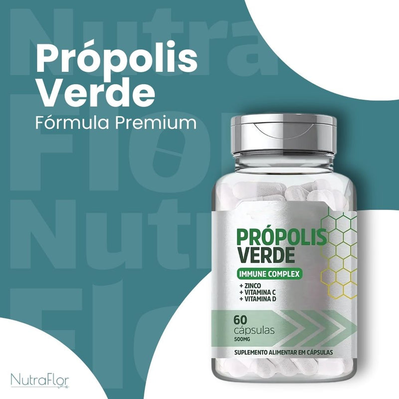 Própolis Verde Original 60cp - Suplemento Natural - Promoção Exclusiva + Frete Grátis