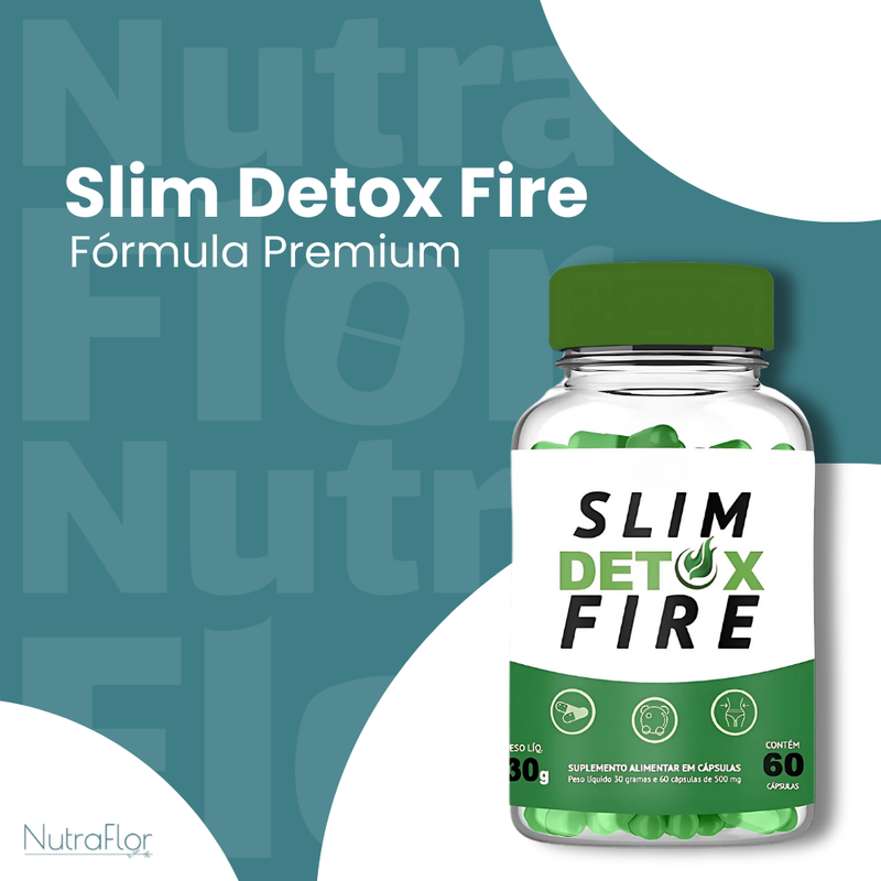 Slim Detox Fire Original 60cp - Suplemento Natural - Promoção Exclusiva + Frete Grátis