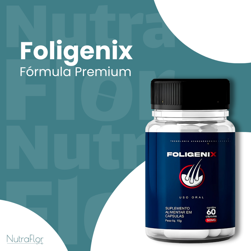 Foligenix Original 60cp - Suplemento Natural - Promoção Exclusiva + Frete Grátis