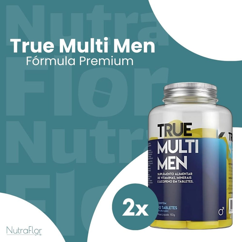 True Multi Men Original 90cp - Suplemento Natural - Promoção Exclusiva + Frete Grátis