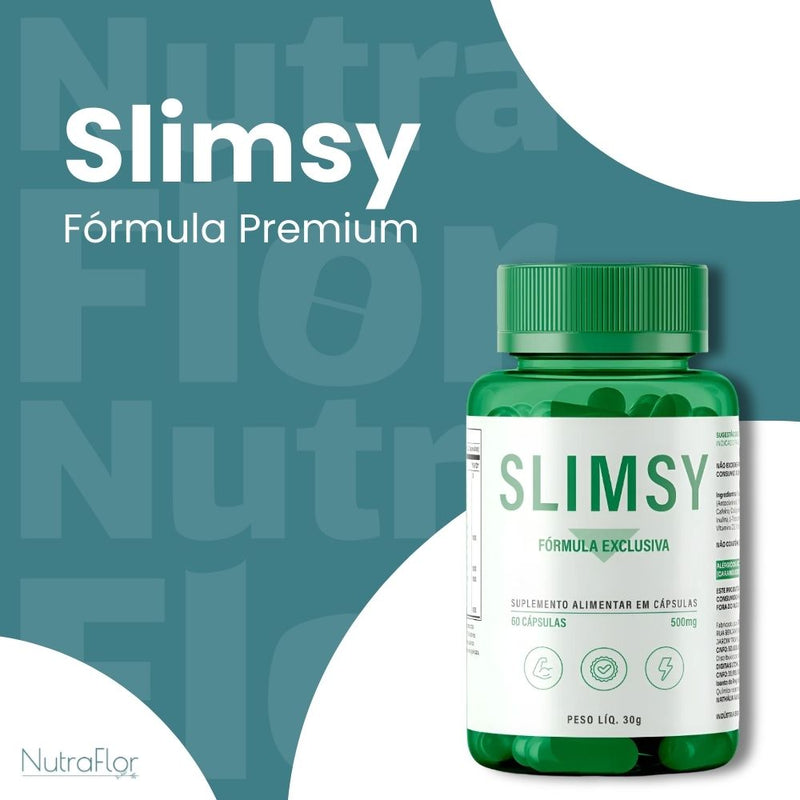 Slimsy Original 60cp - Suplemento Natural - Promoção Exclusiva + Frete Grátis