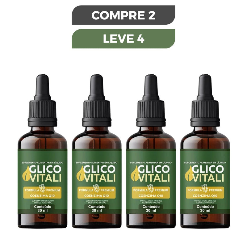 Glico Vitali 30ml - Auxílio No Bem-Estar - Promoção Oficial