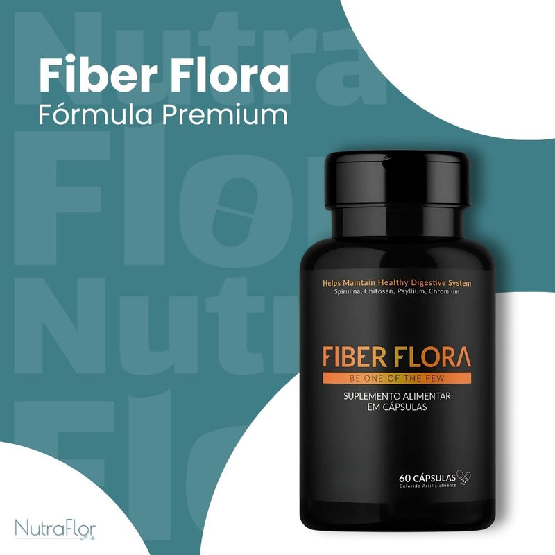 Fiber Flora Original 60cp - Suplemento Natural - Promoção Exclusiva + Frete Grátis