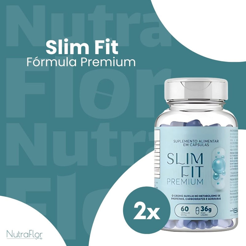 Slim Fit Original 60cp - Suplemento Natural - Promoção Exclusiva + Frete Grátis